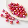 14mm16mm Contas Acrílicas Contas Fantasia DIY Material para Miçangas Artesanais Banhado a Cor Contas Soltas Acessórios para Pulseiras Atacado