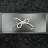 2025 Sapato de Cristal Popular na Internet Estilo Coreano Fivela de Sapato Corrente de Contas Flor de Flor Sapato Flor Sapato de Indústria Pesada Bonito Fivela de Sapato Sapato de Gelatina