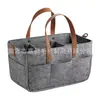 Bolsa de Almacenamiento para Pañales de Fieltro, Bolsa para Mamá, Bolsa de Almacenamiento para Pañales de Bebé, Bolsa Plegable de Almacenamiento para Pañales de Bebé