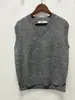 Outono e Inverno 2026 Novo Estilo Suéter de Tricô Solto Retrô Colete Feminino Estilo Coreano Peça de Roupa Externa Versátil Jaqueta de Tricô