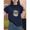Verano 2026 Nueva Moda Casual Versátil Reductora de Edad Ajustada Manga Corta Camiseta para Mujer Top Amarillo