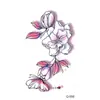 Nuevas pegatinas de tatuaje de flores pequeñas y frescas, pegatinas de tatuaje impermeables, se pueden configurar para mapa, directo de fábrica, nuevo, venta al por mayor