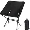 Silla Lunar de Pedales para Exteriores con Respaldo Alto de Aleación de Aluminio Silla Lunar Plegable Silla Portátil de Viaje con Respaldo