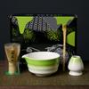 Cuenco de cerámica para matcha, estilo japonés, juego de matcha, cepillo de matcha de bambú, baibenli, ceremonia del té de la dinastía Song, caja de regalo