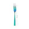 Vajilla Cuadrada de Acero Inoxidable para Mango Transfronterizo, Tenedor de Cuchara Espesado para Comida Occidental, Cuchillo y Tenedor de Bistec de Alta Gama para Hotel y Hogar, Venta al por Mayor