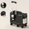 Mala de viagem montável para crianças 22 polegadas mala de rodinhas durável para meninas, mala com senha de viagem para meninos, bagagem de mão 20 polegadas
