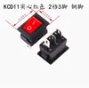 Interruptor Basculante KCD11 Interruptor de Alimentación Pequeño Microinterruptor 2/3 Pines 3 Posiciones 10*15mm Pin Doblado 3A250V