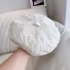 Estilo Pequeno e Perfumado Cinto Fino Chapéu Beret de Flor Outono e Inverno Infantil Chapéu de Pintor Quente Chapéu Doce de Irmã de Voo Chapéu Estilo Japonês de Botão Tendência
