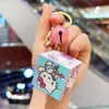 Mini Dibujos Animados Kulomi Ding Dang Gato Oso Fresa Serie Cubo de Rubik Juguete Cubo de Rubik de Tercer Orden Llavero Colgante Venta al por Mayor