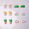 Planta Suculenta Girasol Arte de Uñas Joyería Resina Lindo Estéreo Funda para Teléfono Móvil Material DIY Accesorios de Ensamblaje para Uñas