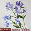 Flores Artificiales de Iris Pequeñas Transfronterizas 3, Flores Artificiales, Arreglos de Boda, Guías de Carretera, Arreglos Florales, Flores de Seda, Decoración Suave para Hogar Hotel