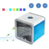 Ventilador eléctrico portátil mini de refrigeración de escritorio de primera, segunda, tercera y quinta generación, pequeño, con rociador, humidificador