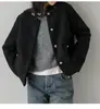 Comercio Exterior Ropa de Mujer Japón Rakuten Otoño e Invierno Estilo Pequeño Aroma Chaqueta de Lana Chaqueta de Lana de Cordero Elegante Versátil