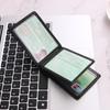 Funda de cuero genuino para licencia de conducir, funda de cuero para licencia de conducir, dos en uno, tarjetero para mujer, funda protectora ultrafina para licencia de conducir de hombre.
