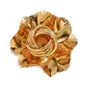 Anel Exagerado de Joia Transfronteiriça Europeia e Americana Estilo Ins Feminino Flor Tridimensional Pequena Média Antiga Estilo Pequeno Perfume Anel
