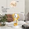 Lámpara de pie grande con forma de oso violento para sala de estar, decoración para sofá, TV, mueble, luz de lujo, decoración del hogar, regalo de inauguración de la casa