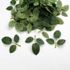 Venda Direta da Fábrica de Hastes de Rosa Artificial, Acessórios de Flor de Malha de Arame com Hastes de Rosa com Folha, Materiais DIY de Arame para Arranjo Floral de Casamento