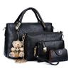 Bolsas Femininas Novo Estilo Moda Europeia e Americana Bolsa Feminina Conjunto de Quatro Peças Bolsa Grande Bolsa de Mão Tiracolo Ombro Único Conjunto Mãe-Filha