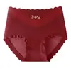 Calça feminina de controle abdominal sem costura, cintura alta, com reforço de algodão na virilha, projetada para achatar a barriga, levantar os quadris e proporcionar conforto respirável para modelar e realçar o corpo.
