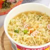 Nueva fecha Hong Kong mini tazón de fideos sabor mariscos, 18 tazones en una caja completa, fideos instantáneos en vaso pequeño, al por mayor 11