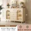 Gabinete de almacenamiento integrado de pared, Gabinete con cajones para sala de estar, Gabinete de almacenamiento, Gabinete de cocina para el hogar, Gabinete aparador