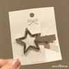 Y2k Metal Estilo Doce Cool Side Bangs Hairpin Avançado Star Duckbill Hairpin Headwear Sweet Cool Hairpin All-match