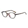5213 Armazones de Gafas Retro Ovalados Estilo Nerd Se Pueden Equipar con Lentes Graduados para Hombres y Mujeres, Bloqueo de Luz Azul, Armazones de Color Sólido Estilo Coreano