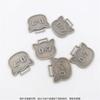 Acessórios de fivela para pendurar bagagem têxteis para o lar metal hardware decorativo etiqueta pingente de gato personalizado fábrica Shiling atacado