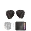 Orelhas de Gato Grampo de Cabelo Feminino Bola Fofo Sexy Gatinho Clip Bolsa de Cabelo Artificial Preguiçosa Elástico de Cabelo Fofo