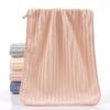 Toalha de lã coral estilo japonês toalha fresca morandi toalha macia espessa forte absorvente de água toalha de rosto doméstica de secagem rápida