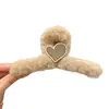 Pinza de garra floral para otoño e invierno para mujer, pinza de tiburón grande de alta gama para cabello grueso, accesorio para el cabello Maillard