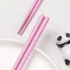 Palillos para Uso Doméstico, Un Palillo por Persona, Saludables Estilo Macarrón, Palillos de Aleación para Comer por Separado, Alta Calidad, Diseño de Una Pieza