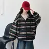 Cardigã suéter para meninas, primavera/outono 2026, roupas infantis estilosas, jaqueta com capuz de outono para meninas pequenas, malhas de outono para crianças