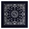 Lenço de Cabeça Grande de Algodão com Estampa Paisley 70*70cm Lenço de Cabeça Versátil Estampado para Ciclismo e Atividades ao Ar Livre