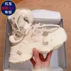 Novos Sapatos Casuais Femininos Versáteis e Mais Vendidos para Primavera e Outono de 2026, Sapatos Chunky (Dad Shoes) em Malha com Solas Plataforma Grossas