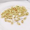 Ouro 14K 18K cor de ouro real retenção de latão 801 fecho de cauda de peixe fecho de lagosta pulseira diy com fecho de cauda receptora colar fecho