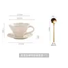 Conjunto de Xícaras de Café Torneadas em Forno, Xícara e Pires de Chá da Tarde de Alta Qualidade e Requintados, Xícara de Cerâmica, Xícara de Café da Manhã Retrô, Caneca Criativa