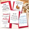 Transfronteiriço Novo Conjunto de 10 Peças Tamanho Grande Cartão Dia dos Pais Feliz Aniversário Cartão de Agradecimento Conjunto de Envelopes Cartão Simples DIY