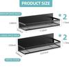 Estante de almacenamiento magnético para refrigerador sin perforaciones transfronterizo, almacenamiento lateral, condimentos de cocina, estante lateral multifuncional para condimentos
