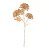 Venta al por mayor del fabricante Flor Artificial Dorada Flor de Navidad Fruta Roja Fruta de la Fortuna Flor de Nochevieja Fruta de Acebo Hoja de Ginkgo Simulada