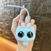 Llavero de Gato Squishy para Alivio del Estrés Transfronterizo Colgante Lindo para Bolsa Juguete para Estudiantes Llavero de Regalo Pequeño
