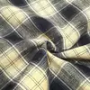 Tecido Jacquard Xadrez Poliéster-Algodão TC, Tecido para Jaqueta e Calça de Algodão para Roupas Infantis, Acessórios de Cabelo e Elásticos de Cabelo, Xadrez Tingido na Massa, Em Estoque