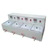 DK-8D Baño María Digital de Temperatura Constante Calentamiento con Control de Temperatura Independiente Tres Temperaturas Tres Agujeros Individualmente con Agitación Magnética
