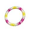 Estilo Ins Cor Degradê Contraste Cordão de Celular Elástico de Cabelo Faixa de Cabeça Arco-Íris Anel para Celular Faixa Elástica Fina