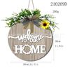 Decorações Penduradas Elegantes de Madeira de Pinus Estilo Pastoral para o Dia de Ação de Graças Podem Ser Usadas para Resgate de Pontos, Presentes, Decoração de Casa e Placas de Porta