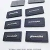 Produção de Selos de Couro PU, Fabricantes Capa de Edredom com Logotipo Metálico Feito Sob Medida, Etiqueta de Couro, Mala Retangular, Bolsa de Couro, Marca Registrada de Liga