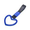 Cinturón Electrostático JDM en Forma de Corazón de Plástico para Coche Anillo Colgante Decorativo de Advertencia Anillo de Advertencia para Parachoques Trasero Anillo de Tirar a Mano para el Interior del Coche