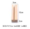Soporte de Madera Maciza para Placas de Etiqueta-Placa de Etiqueta de Pie-Tablero de Exhibición de Precios para Panadería-Pastel Postre-Soporte de Madera Maciza-Etiqueta de Precio