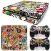 Console de Jogo Ps4 Slim Adesivo de Corpo Inteiro Material de PVC com Canaleta Guiada por Ar Filme Adesivo Bomb