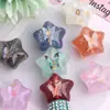 Nuevas Cuentas de Agujero Recto de Alta Transparencia con Forma de Estrella y Mariposa con Purpurina para Llavero de Teléfono DIY, Cadena de Bolso, Accesorios al por Mayor